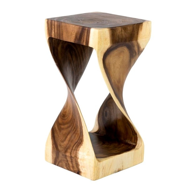 Sculpted Twist End Table