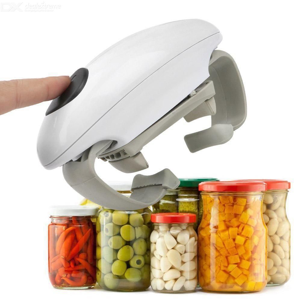 Electric Jar Opener， Kitchen Gadget Strong Tough Automatic Jar Opener For New Sealed Jars