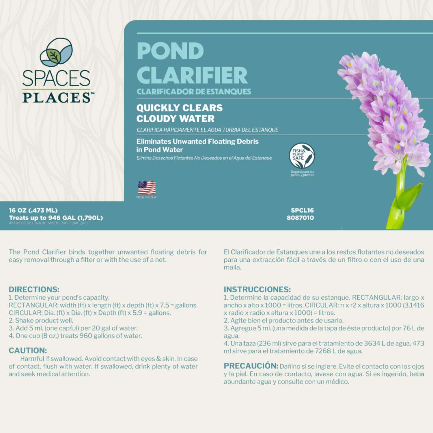 Beckett Pond Clarifier 16 oz