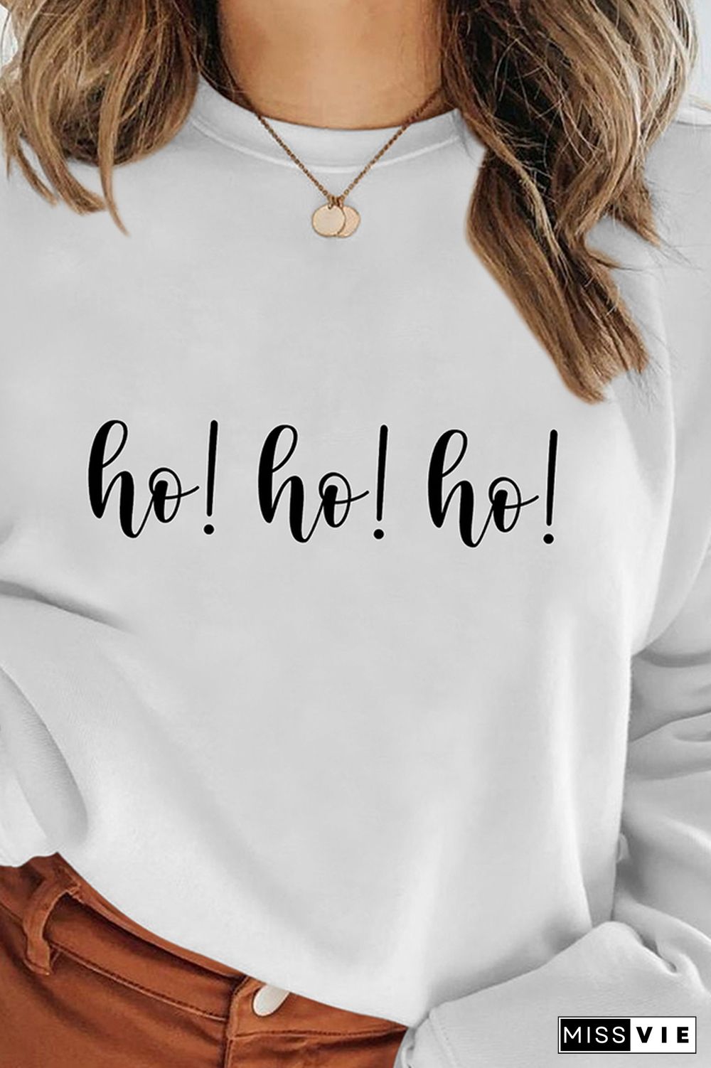 Ho ho ho, Santa Claus Sayings Sweatshirt Wholesale