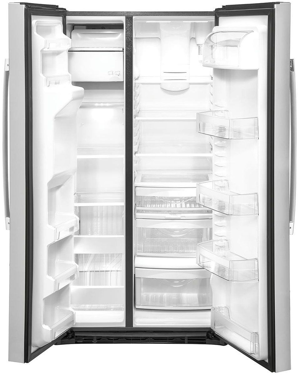 GE 25.1 Cu. Ft. Fingerprint Resistant Stainless Steel Side-By-Side Refrigerator