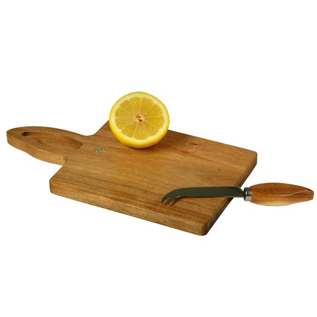 Picnic At Ascot Acacia Bar Board With Magnetic Knife