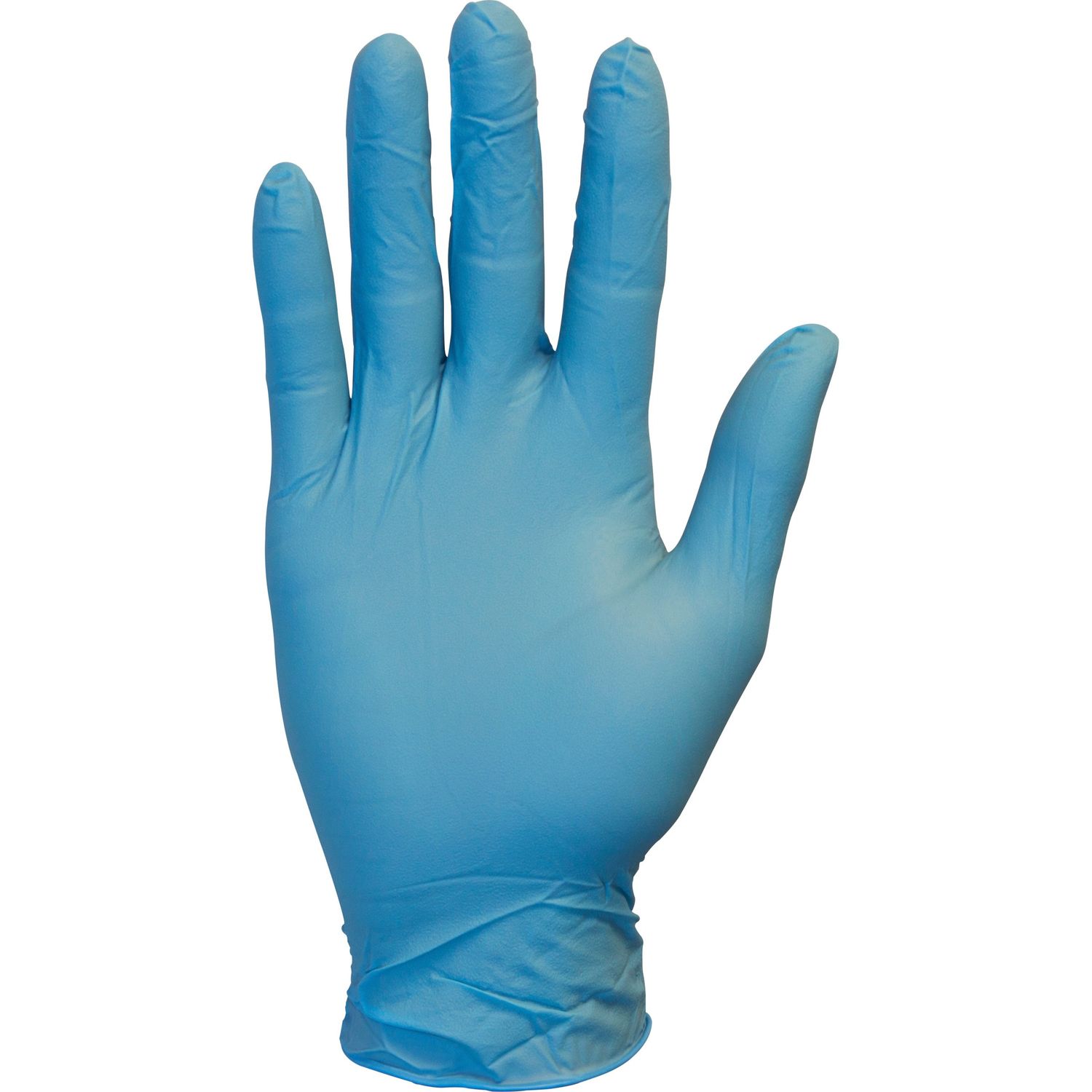 Powder Free Blue Nitrile Gloves by The Safety Zone SZNGNEPXL1