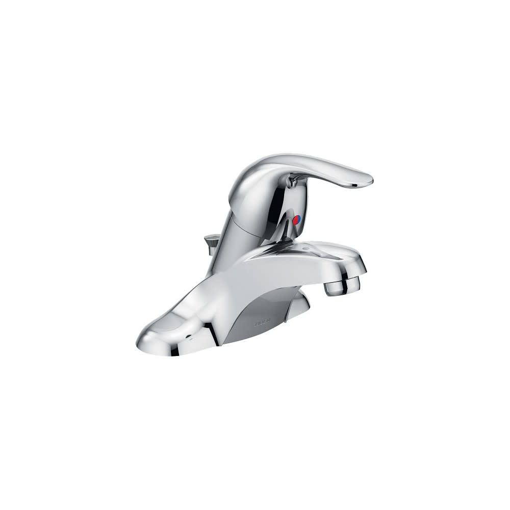 Moen Adler Bathroom Lavatory Faucet Chrome 1 Handle Low Arc ;