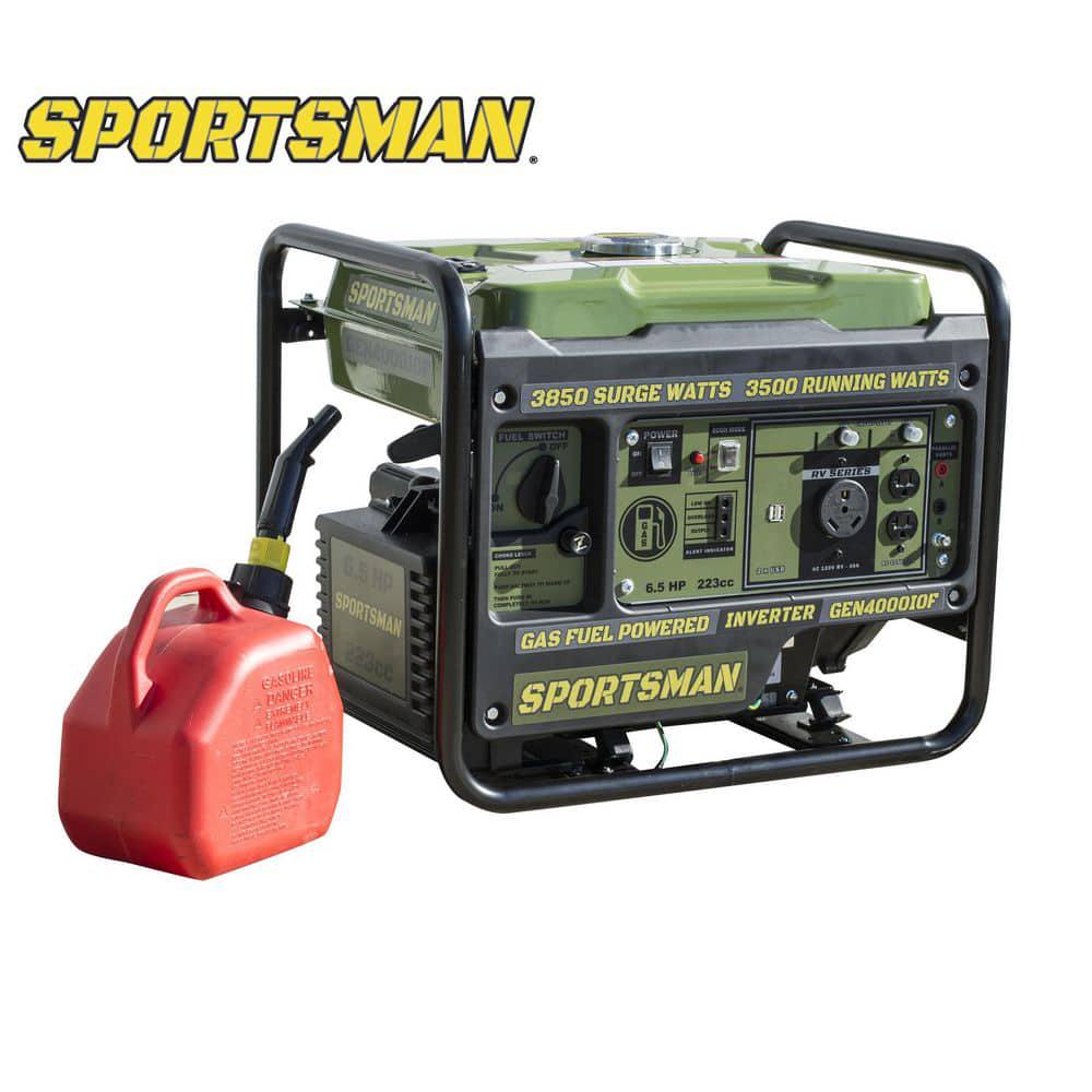 Sportsman 3850Watt3500Watt Recoil Start Open Frame Gasoline Powered Portable Inverter Generator with Parallel Connection