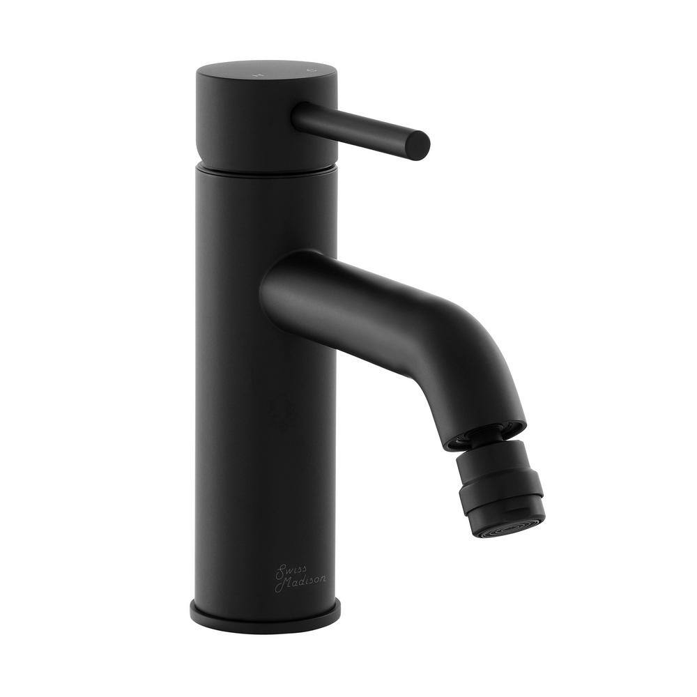 Swiss Madison Ivy Single-Handle Bidet Faucet in Matte Black SM-DF81MB