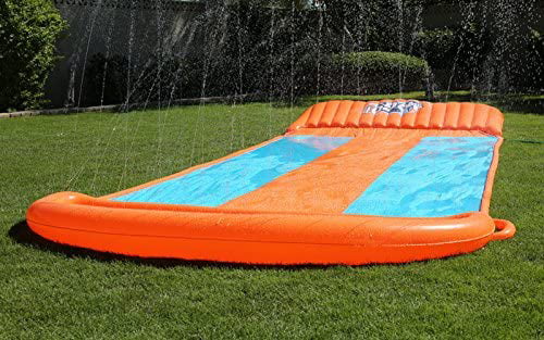 H2OGO! 18' Triple Lane Water Slide with Ramp