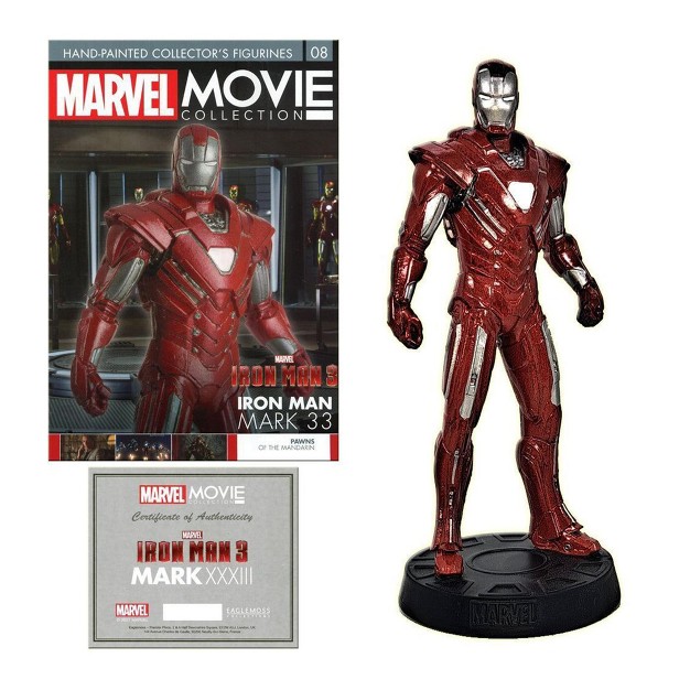 Eaglemoss Limited Marvel Movie Collection 1 16 Figurine Iron Man Mark 33 Silver Centurion