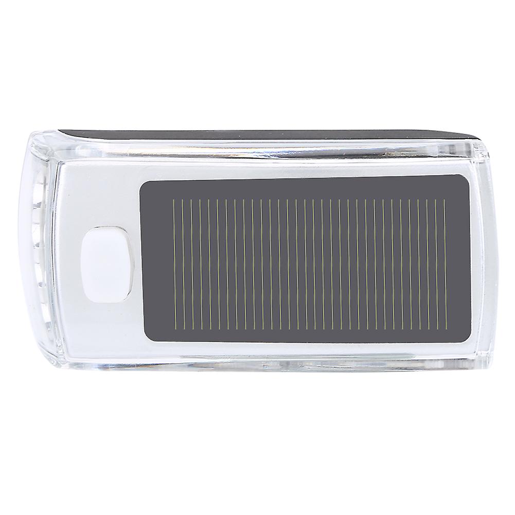 Solar Power Usb Waterproof Led Safety Light Night Riding Bicycle Handlebar Flash