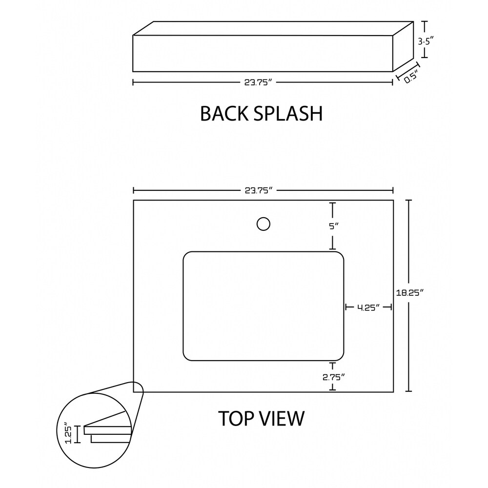 61.5 in. W Floor Mount White Vanity Set For 1 Hole Drilling Black Galaxy Top White UM Sink