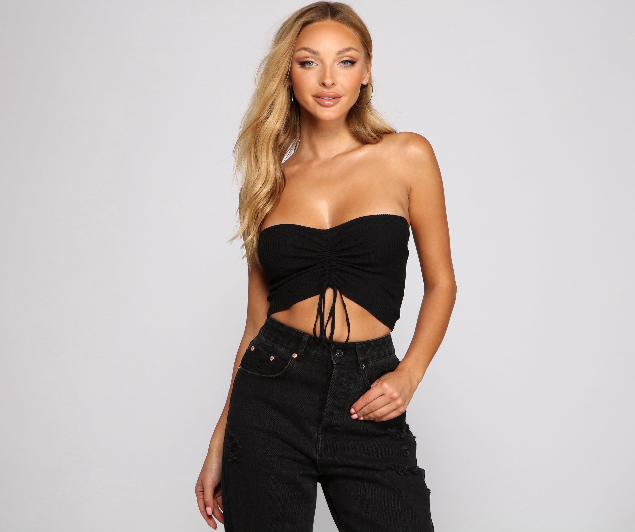 Sultry Stylish Basic Tube Top