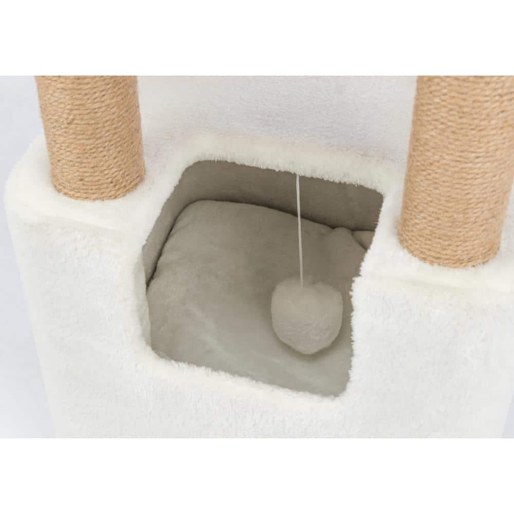 TRIXIE Lucano Cat Tree, Cream/Taupe 44569