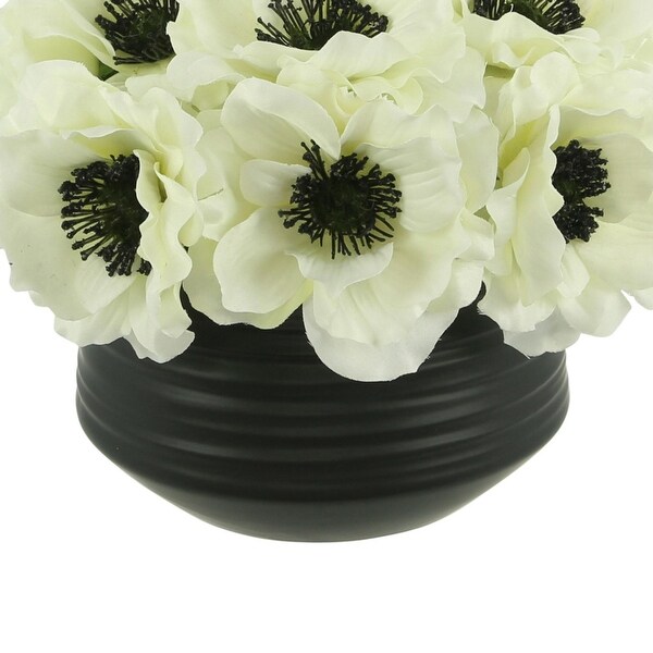 Anemone Floral Arrangement in a Small Planter