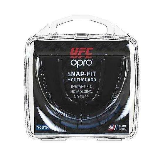 Opro junior ufc snap fit mouth guard black