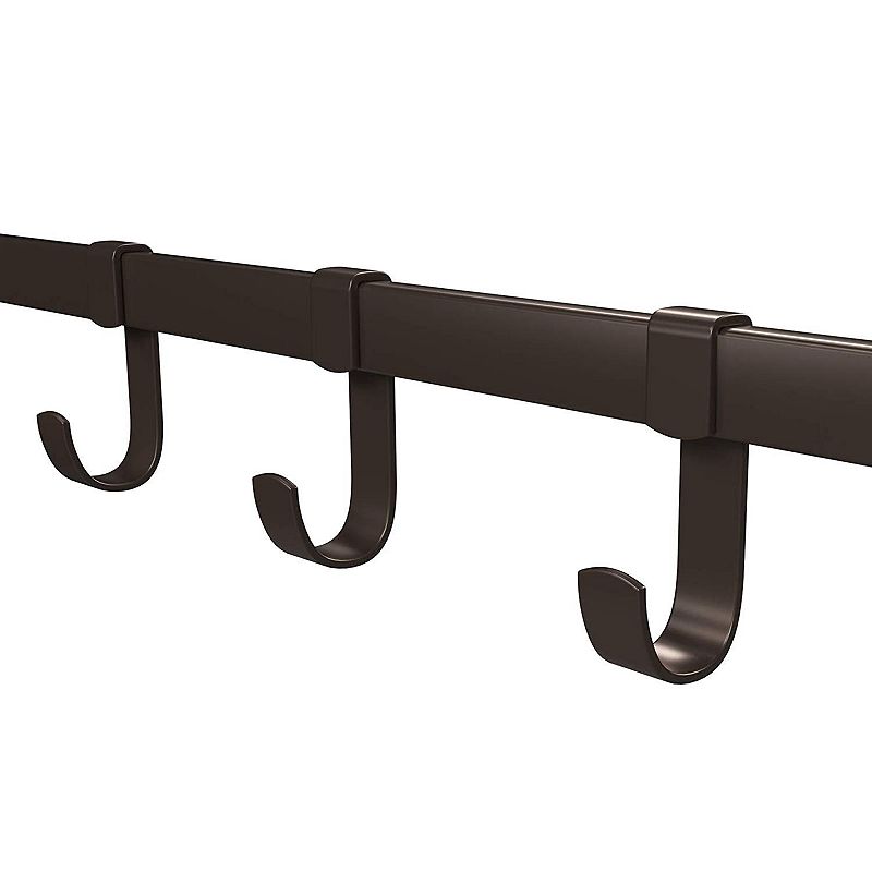 Industrial Coat Rack Shelf Wall Mounted， Coat Hooks Shelf With Hanging Rail