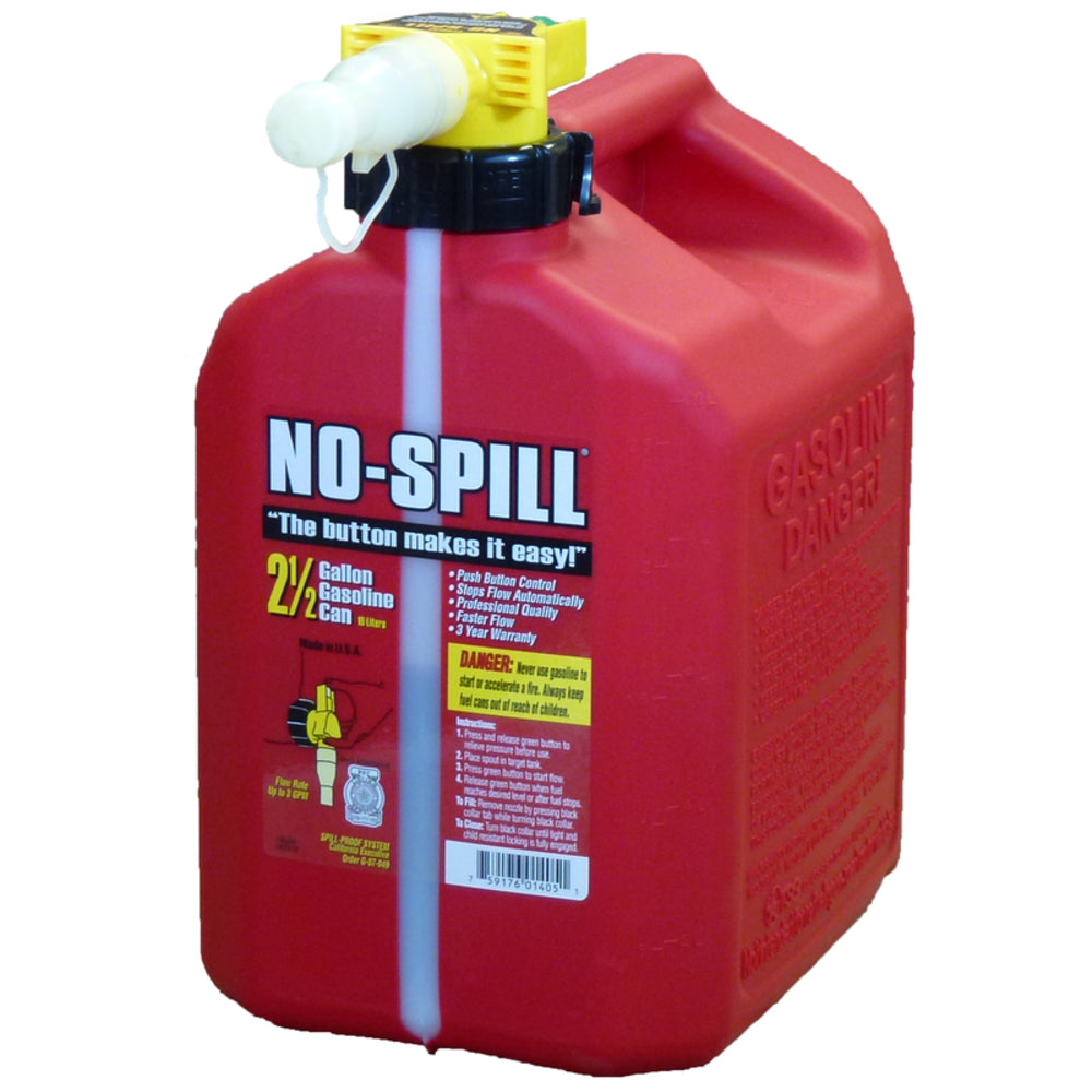 GAS CAN NOSPILL 2.5 GAL