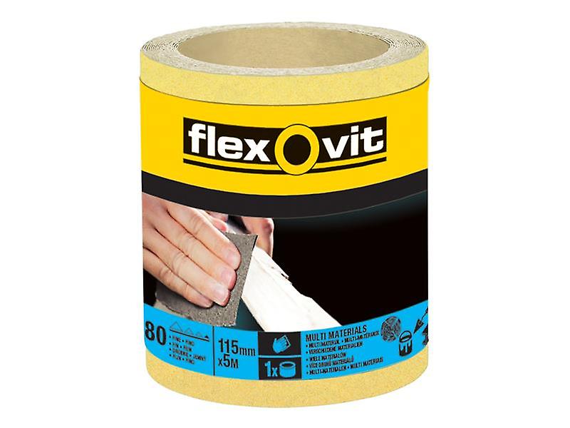 Flexovit High Performance Sanding Roll 115mm x 10m Extra Coarse 40g FLV69912