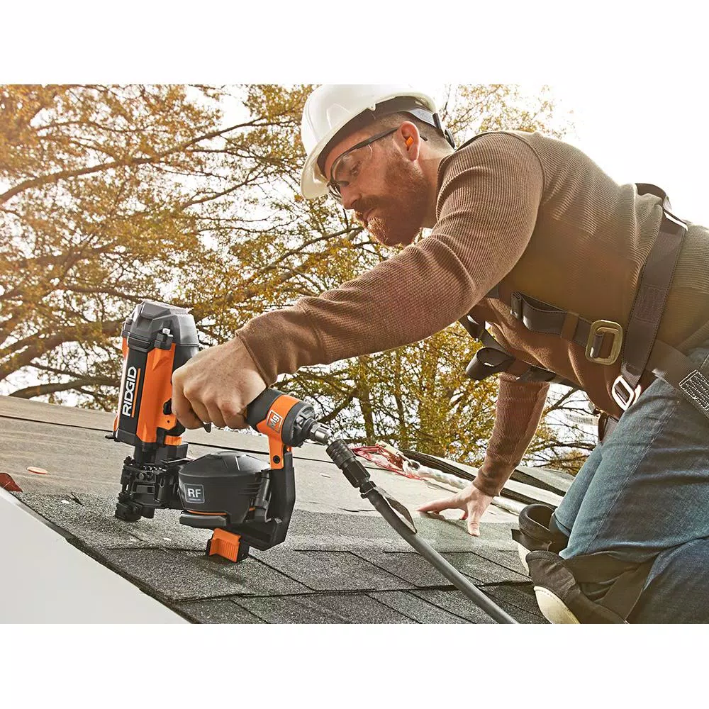 RIDGID 21° 3-1/2 in. Round-Head Framing Nailer and 15° 1-3/4 in. Coil Roofing Nailer and#8211; XDC Depot