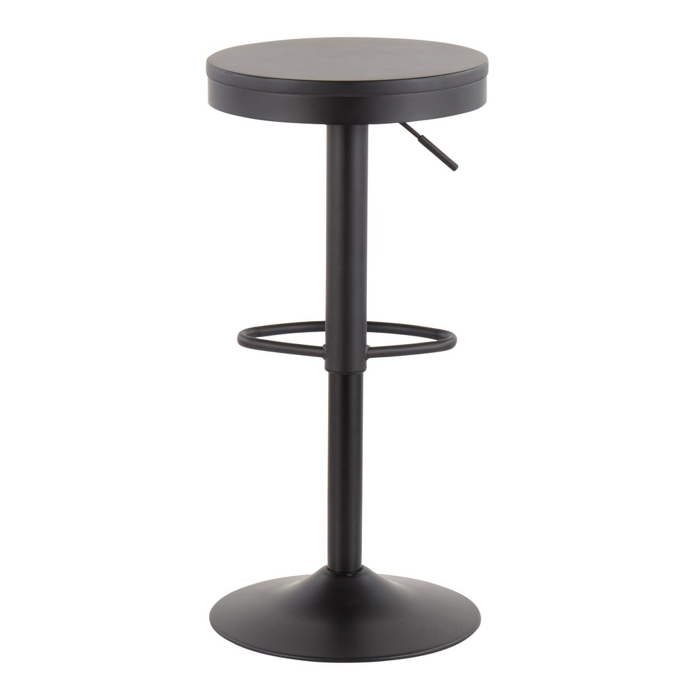 Carbon Loft Goddard Industrial Adjustable Bar Stool (Set of 2)