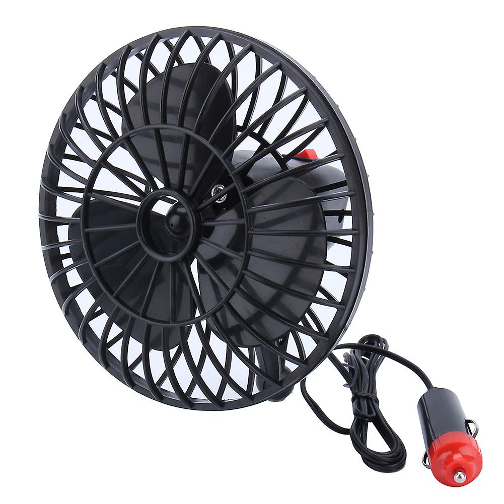 12v 4 Inch Summer Mini Air Fan Powered Truck Car Vehicle Cooling Adsorption New