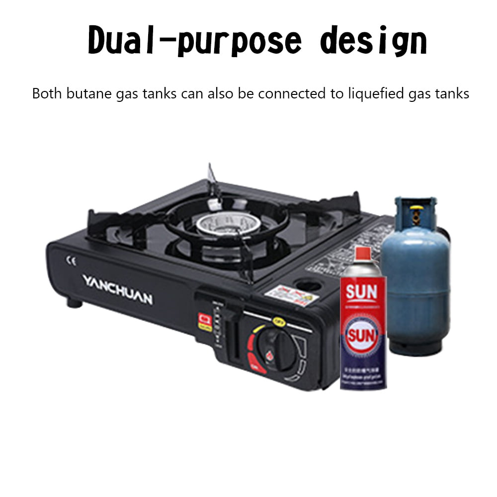 Motor Genic Butane/liquefied gas tank Dual purpose Burner Gas Camping Stove Tabletop Stove