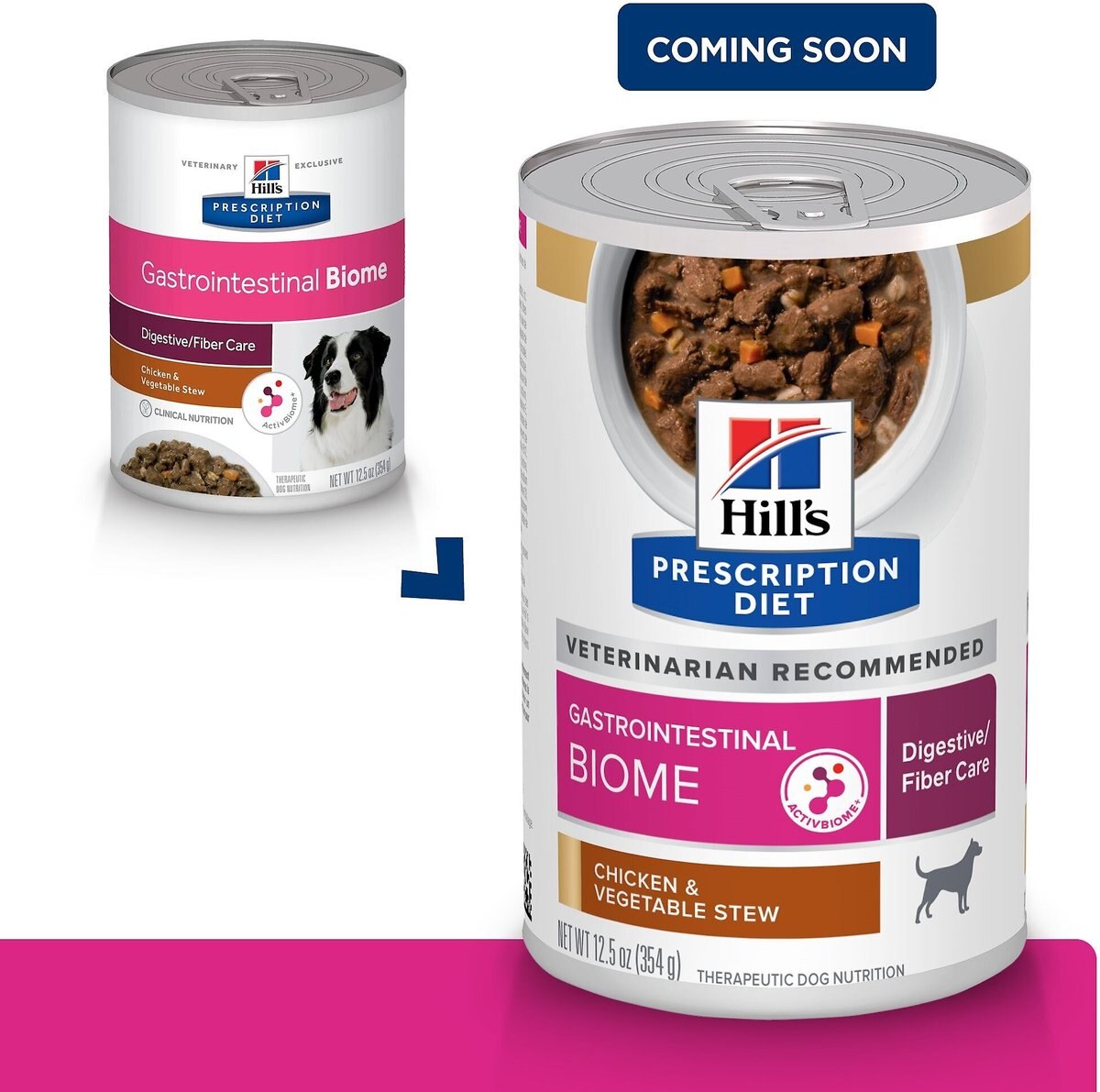 Hill's Prescription Diet Gastrointestinal Biome Chicken and Vegetable Stew Wet Dog Food