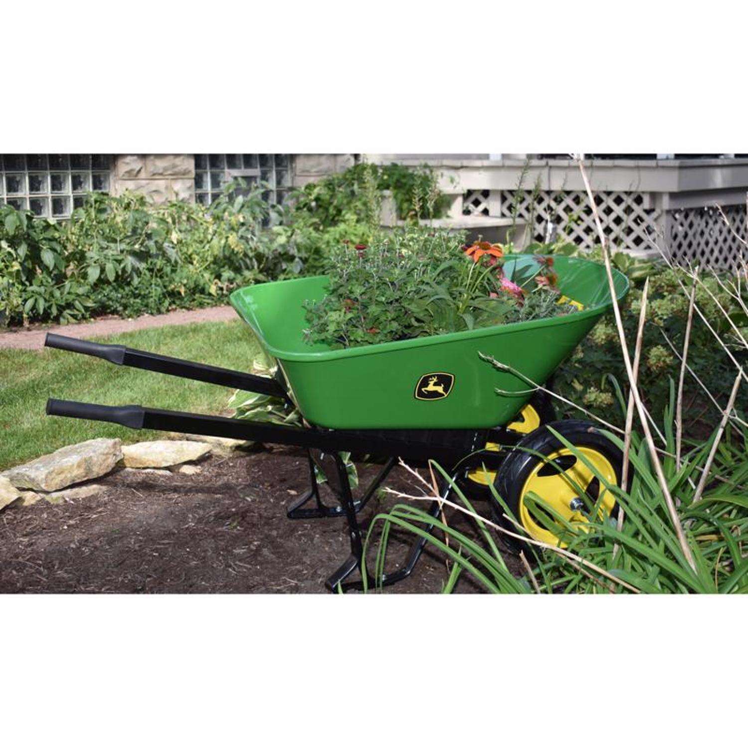 John Deere Steel Wheelbarrow 7 cu ft