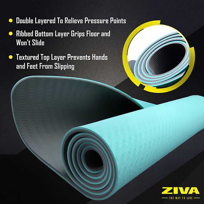 ZIVA Yoga Mat 5mm TPE