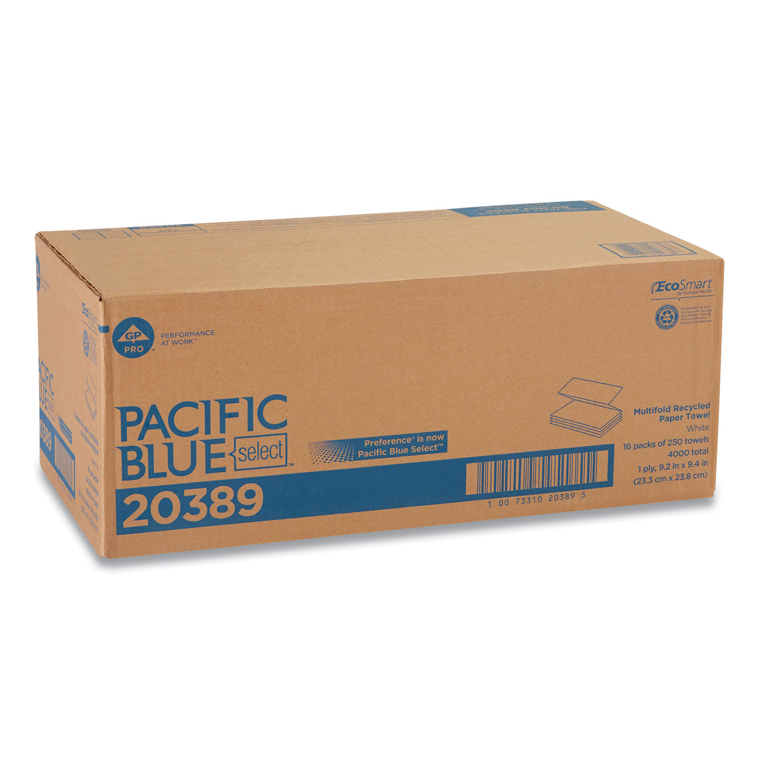 Pacific Blue Select Folded Paper Towels by Georgia Pacificandreg; Professional GPC20389