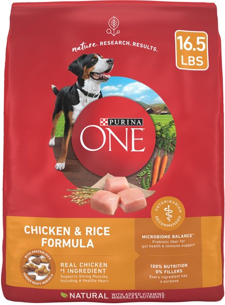 Purina ONE Natural SmartBlend Chicken and Rice Formula Dry Dog Food