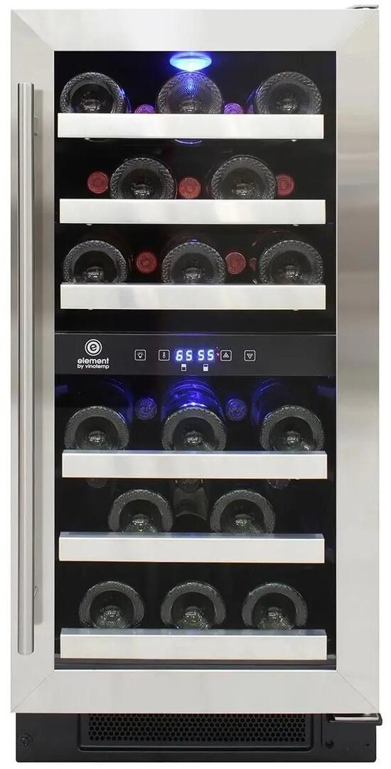 Element by Vinotemp ELWCU11303 15 Inch Stainless Steel Wine Cooler