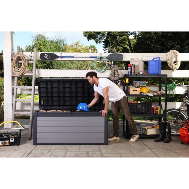 Keter Premier Deck Box Gray 150gal