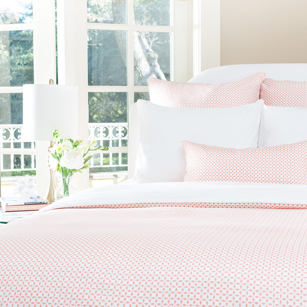 Ellis Coral Duvet Cover