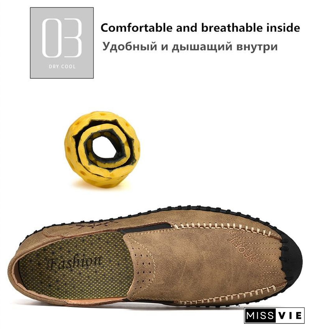 Casual Shoes Fashion Men's Shoes Casual Driving Shoes Soft Moccasins Flats Footwear Men Loafers