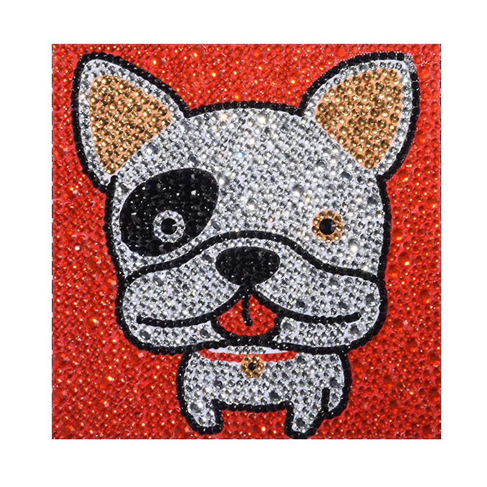 5d Diy Diamond Painting Bulldog Special Shape Diamond Cute Animals Diamond Painting Kits For Kids Beginner