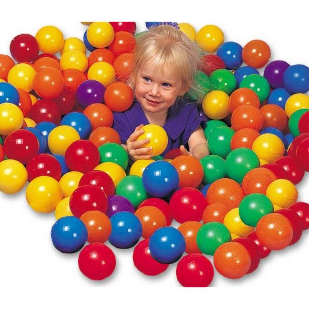 Intex Inflatable Jump-O-Lene Ball Pit Bouncer Bounce House Play Tent with 100 Play Balls 48260EP + 49600EP