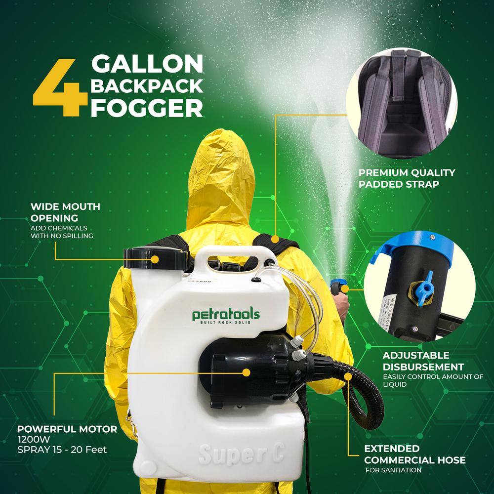 Petra 4 Gal. ULV Electric Fogger Backpack Sprayer ULV-FOGGER