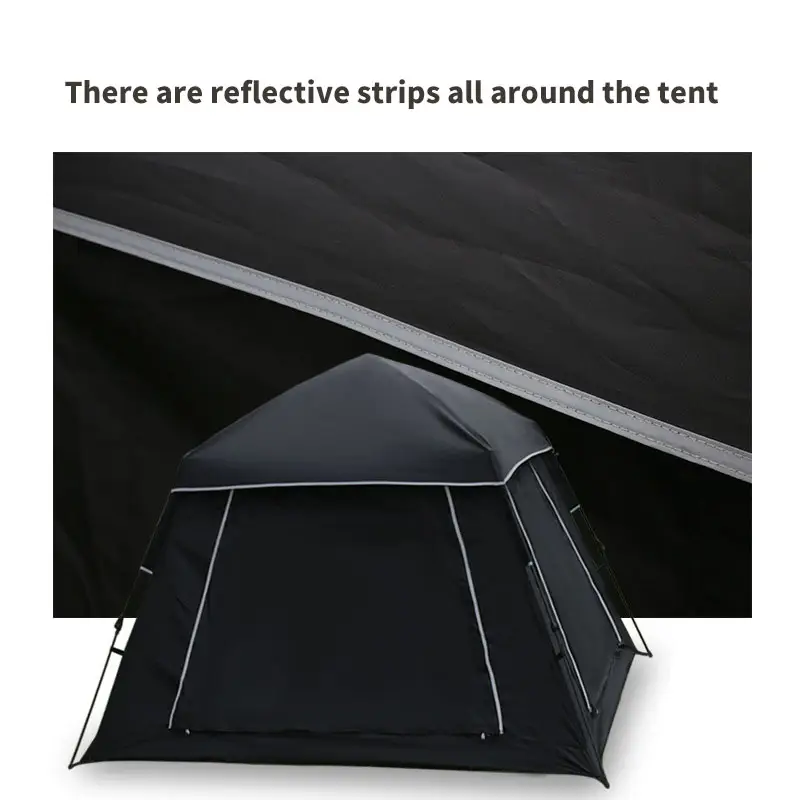 Night stay fluorescent tent reflective strip camping tent