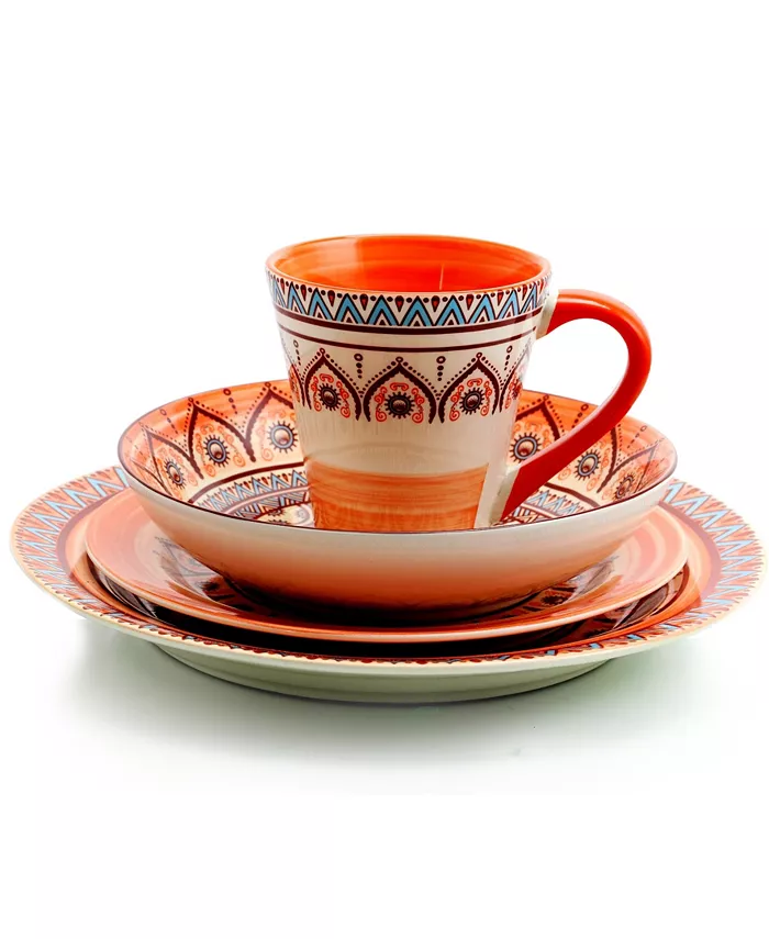 Elama Zen Mozaik 16 Piece Dinnerware Set