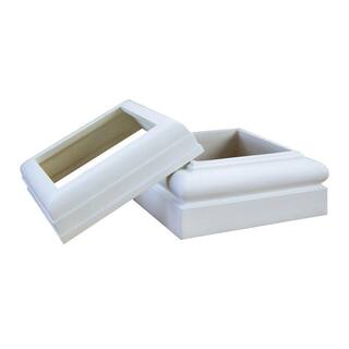 PermaLite 6 in. PVC Cap and Base Set 121069