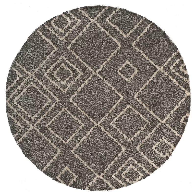 Safavieh Arizona Glendale Lattice Shag Rug