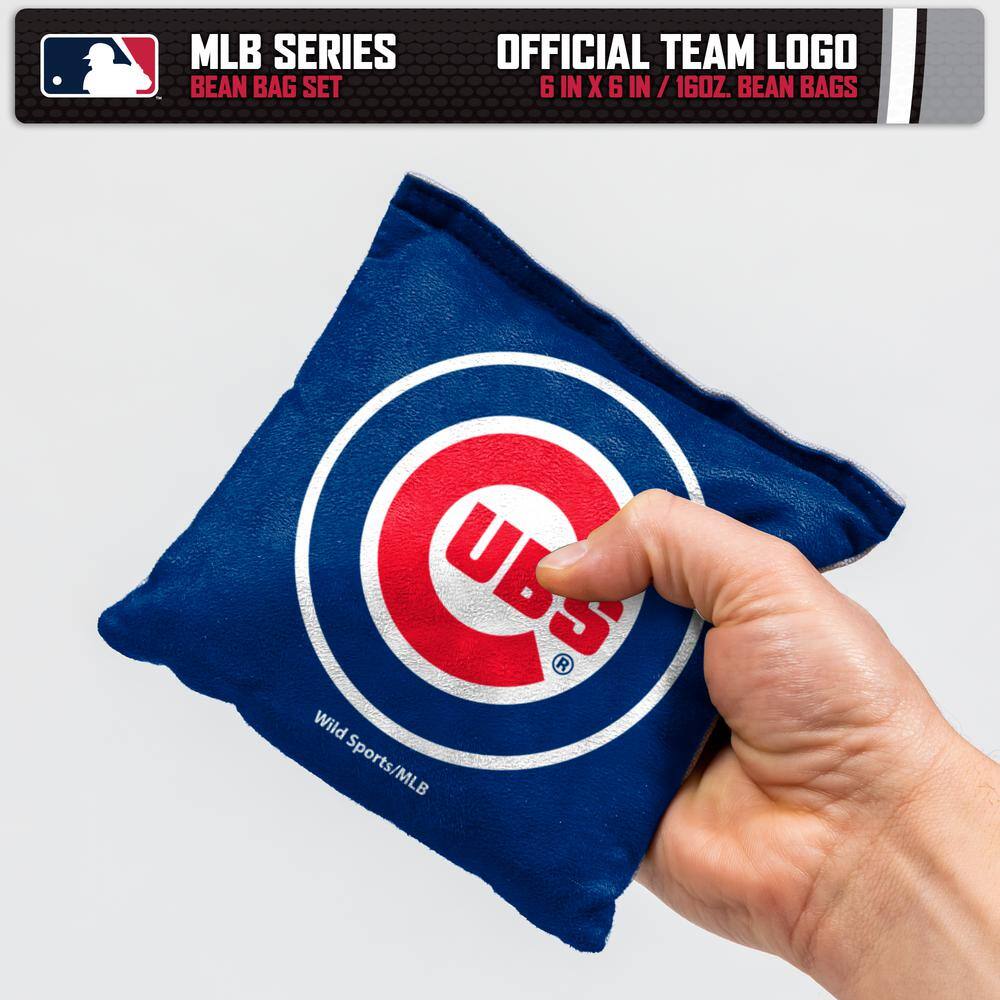 Wild Sports Chicago Cubs 16 oz. Dual-Sided Bean Bags (8-Pack) 1-16188-SS239D