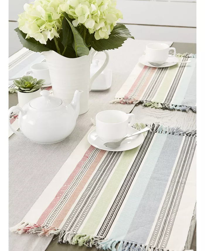 Design Imports Design Import Mediterranean Stripe Placemat Set of 6