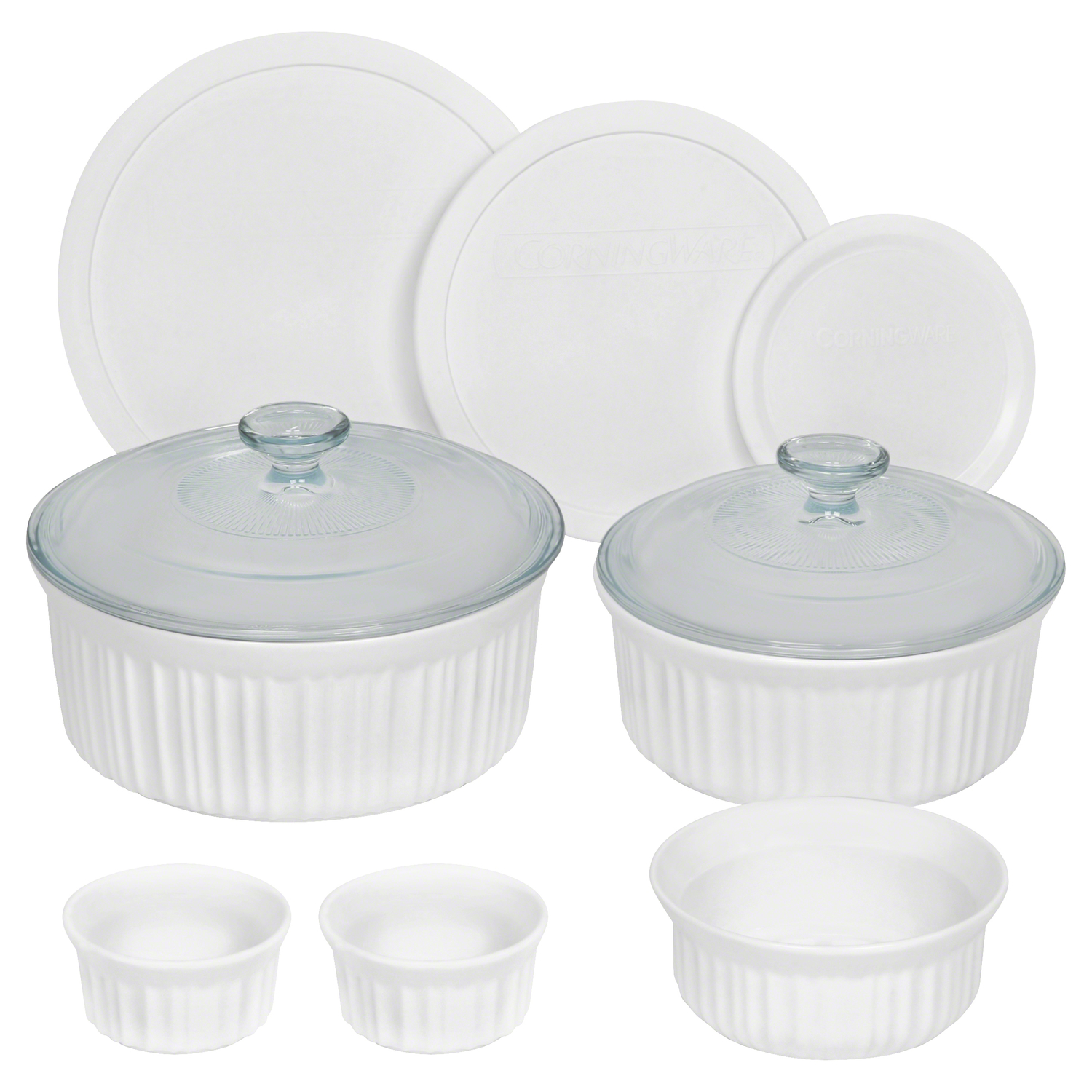 Corningware Ceramic Bake Set White