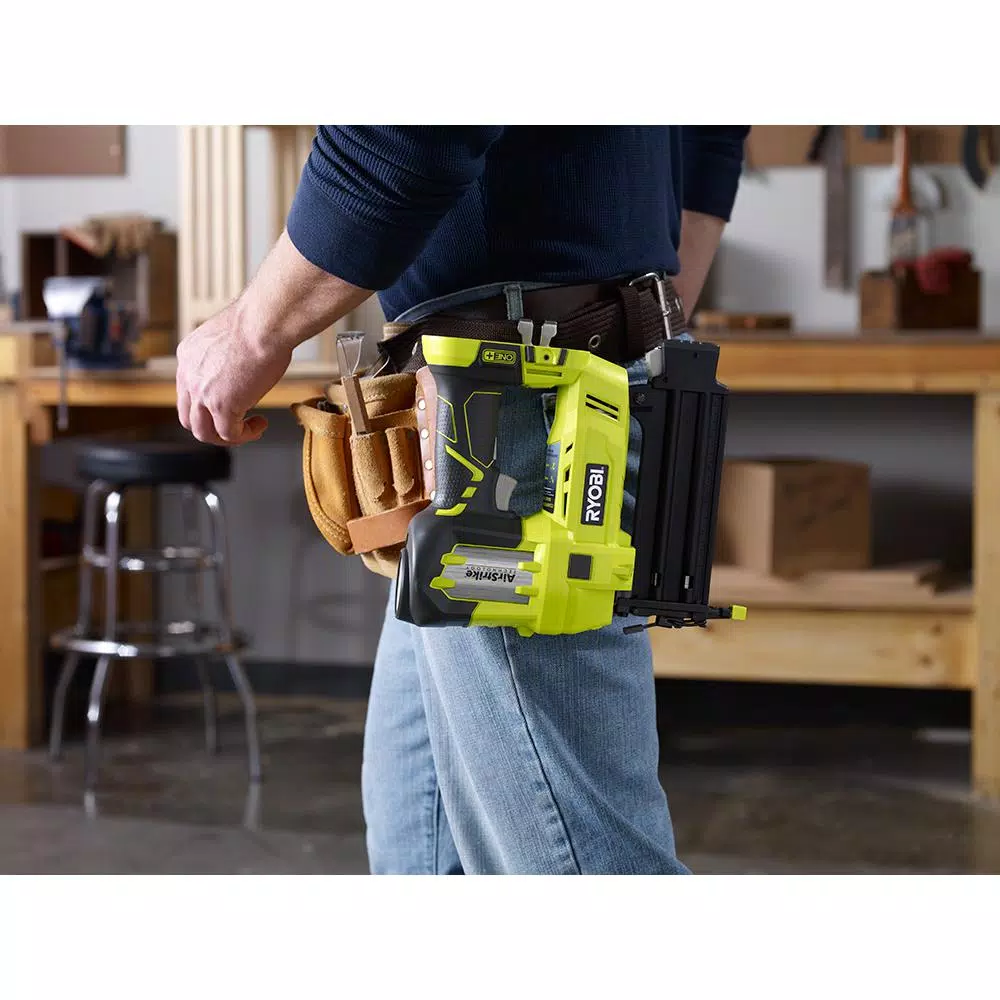 RYOBI 18-Volt ONE+ Lithium-Ion Cordless AirStrike 18-Gauge Brad Nailer and 16-Gauge Straight Nailer 2-Tool Combo Kit and#8211; XDC Depot