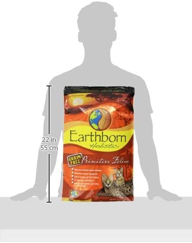 Earthborn Holistic Primitive Feline Grain Free Natural Cat Food 14 Pound (Pack of 1)