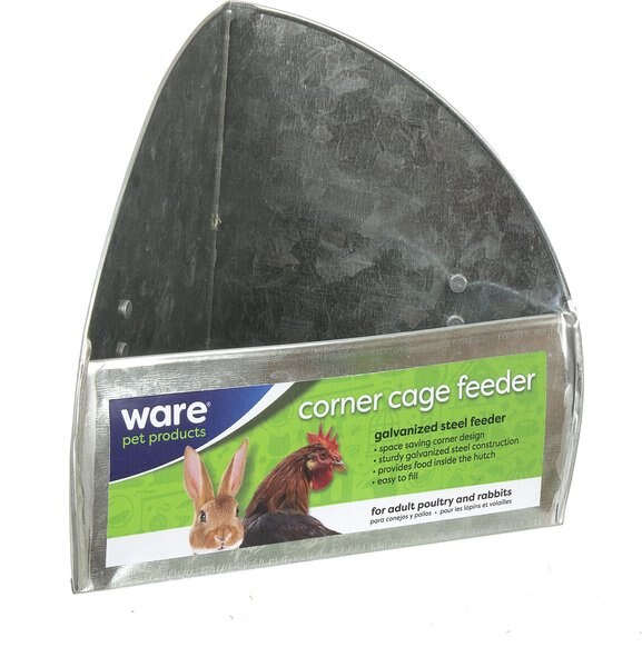 Ware Corner Cage Chicken Feeder