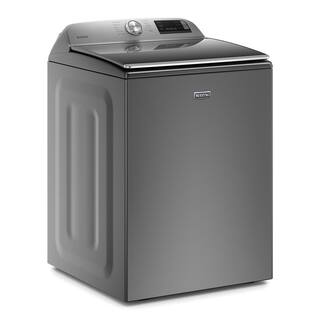 Maytag 4.7 cu. ft. Smart Capable Metallic Slate Top Load Washing Machine with Extra Power Button and Deep Fill Option MVW6230HC