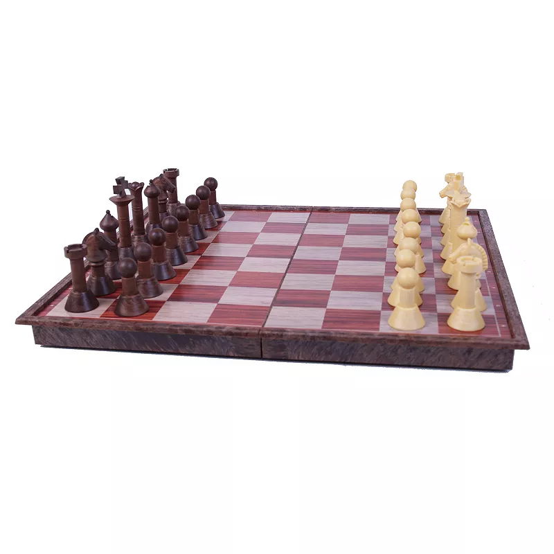 Wood Magnetic Chess Set by John N. Hansen Co.