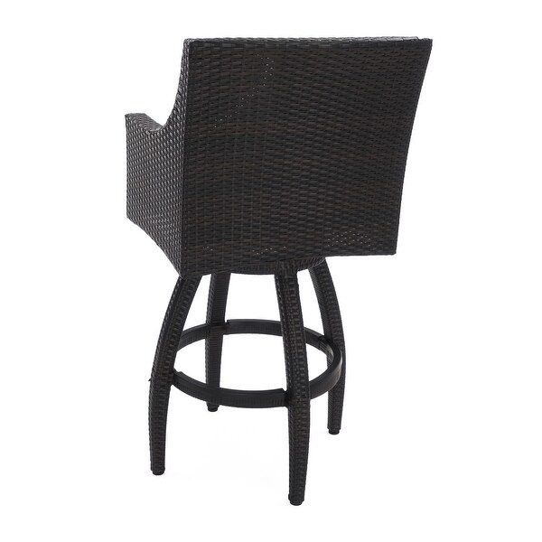 Deco 5 Piece Sunbrella Outdoor Patio Barstool Set